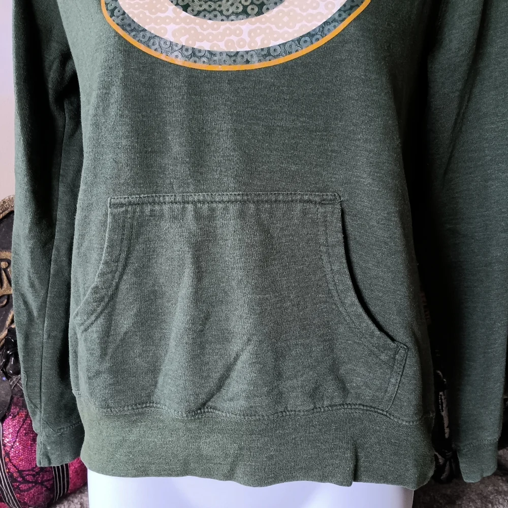 💚💛*4/$15* Green Bay Packers Team Pullover Sweatshirt Girls XL 14 16 NFL Long